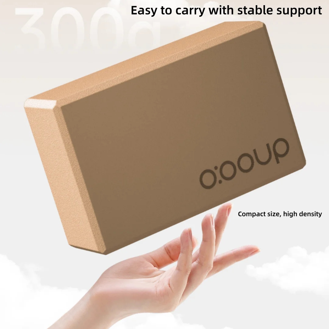 Premium Non-Slip Yoga Block - High-Elastic EVA, Ideal Pilates Fitness Aid, Perfect