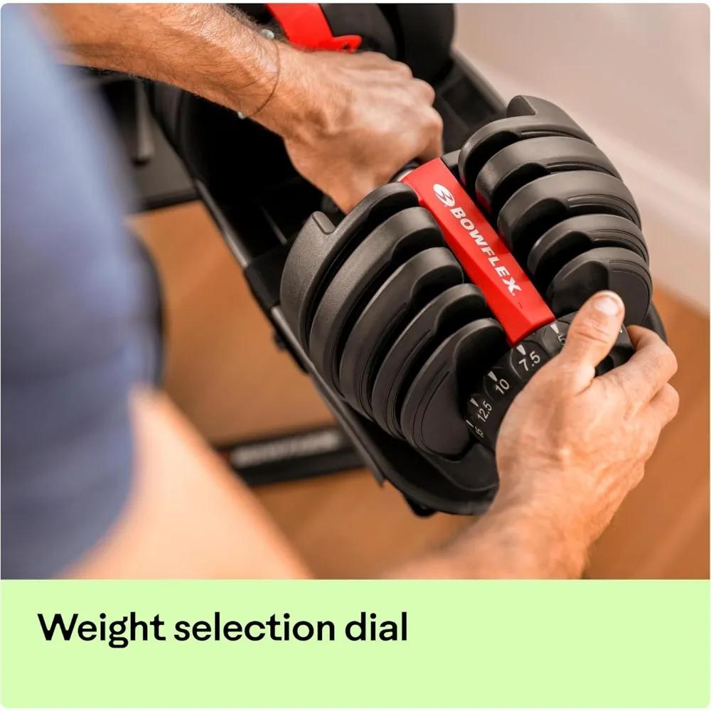 Choose Tech 552 adjustable dumbbells, ST 552 dumbbells (paired), black, .Version 2, alloy steel, adjustable weight, dumbbell
