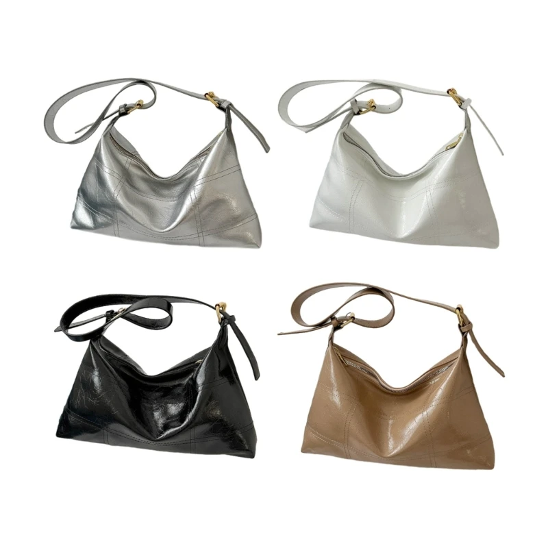 

Однотонная сумка через плечо для женщин PU Кожаная сумка через плечо Летняя сумка для подмышек