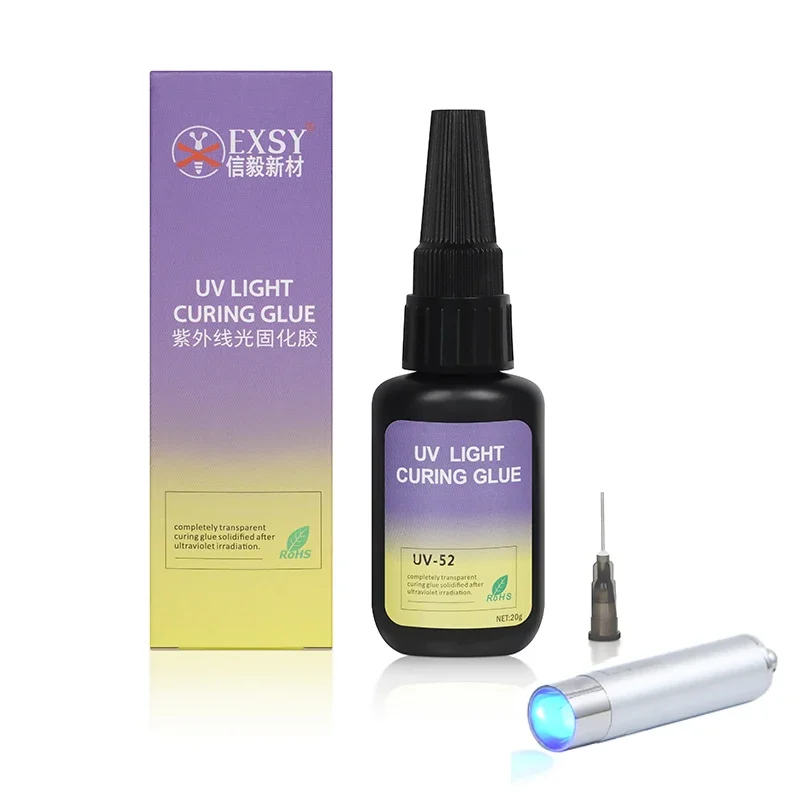 UV 본딩 및 용접 접착제 키트, 블랙 라이트, UV 슈퍼 본딩 접착제, 빠른 건조, 유리, 금속, 플라스틱 본딩