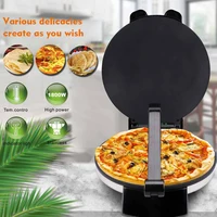 Electric Tortilla Maker Stainless Steel Non-Stick Roti Maker Machine 1800W Double Sided Heating Tortilla Press 2