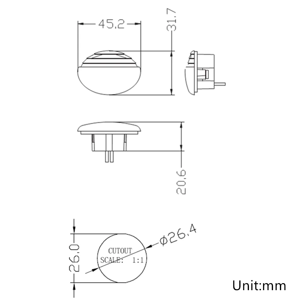 Marine Accessories Cool White/Warm White/Blue Lights for Boat Waterproof Lamp Yacht RV Caravan Light  LED Courtesy Light