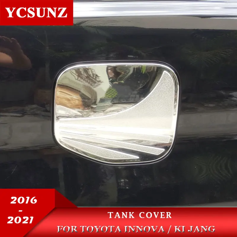 

ABS Fuel Tank Cover For Toyota Innova KiJang 2016 2017 2018 2019 Exterior parts Car Styling YCSUNZ