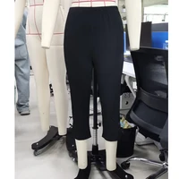 Dourbesty Women Spring Fashion Slim Fit Capri Pants Solid Bow Decor Summer Casual Cropped Pants Stretch Leggings Streetwear 2025 - Image 5