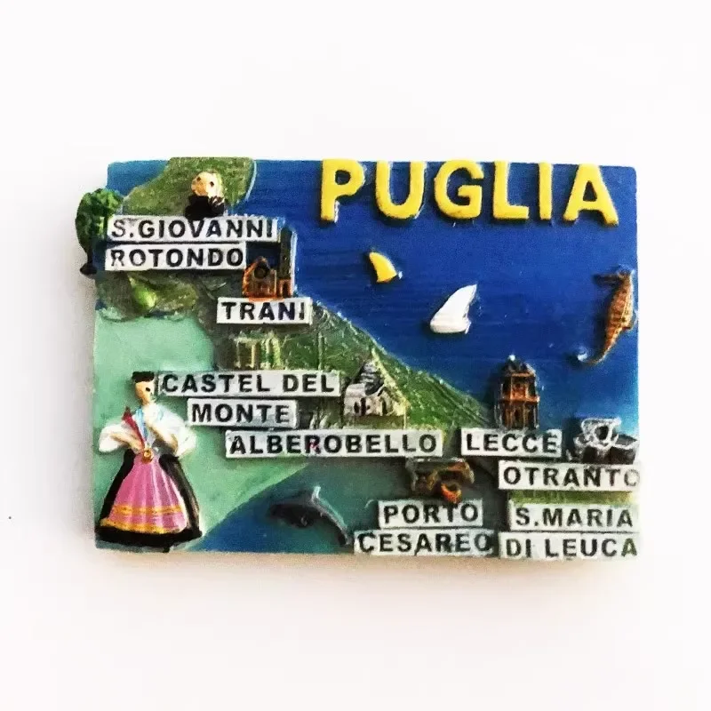3D Alberobello Trulli Italia frigorifero magnete apribottiglie regalo souvenir casa e cucina adesivo magnetico decorazione Alberobello Trulli Italia frigorifero magnete collezione