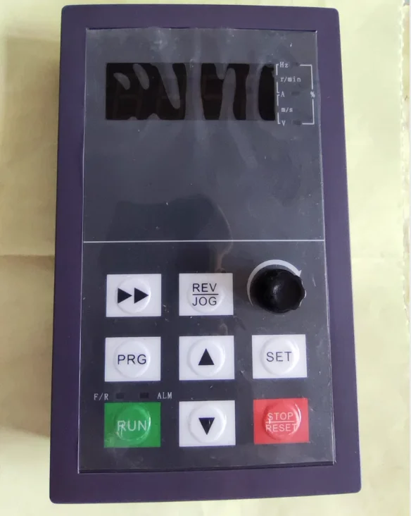 frequency converter panel tela de exibicao regulacao 01