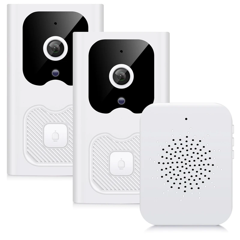 Sonnette d'alarme intelligente pour la sécurité à domicile, interphone vocal, caméra IP, vision nocturne, Wi-Fi, tendance e VGA