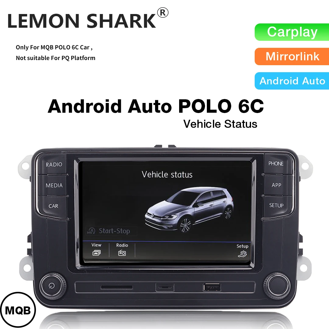 Lemon Shark Android Auto Mib Car Radio Vehicle Status Multimedia Player Carplay Mirrorlink
