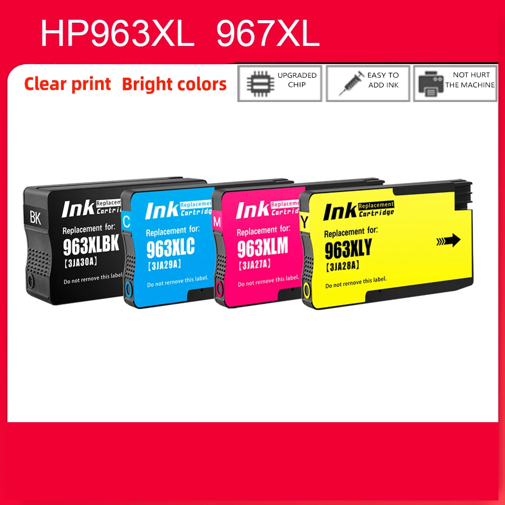 Einkshop Per Hp 963 Hp 963Xl Hp 967Xl Cartuccia Di Inchiostro Per Stampante Hp Officejet Pro 9010 9012 9015 9016 9020 9025 9026