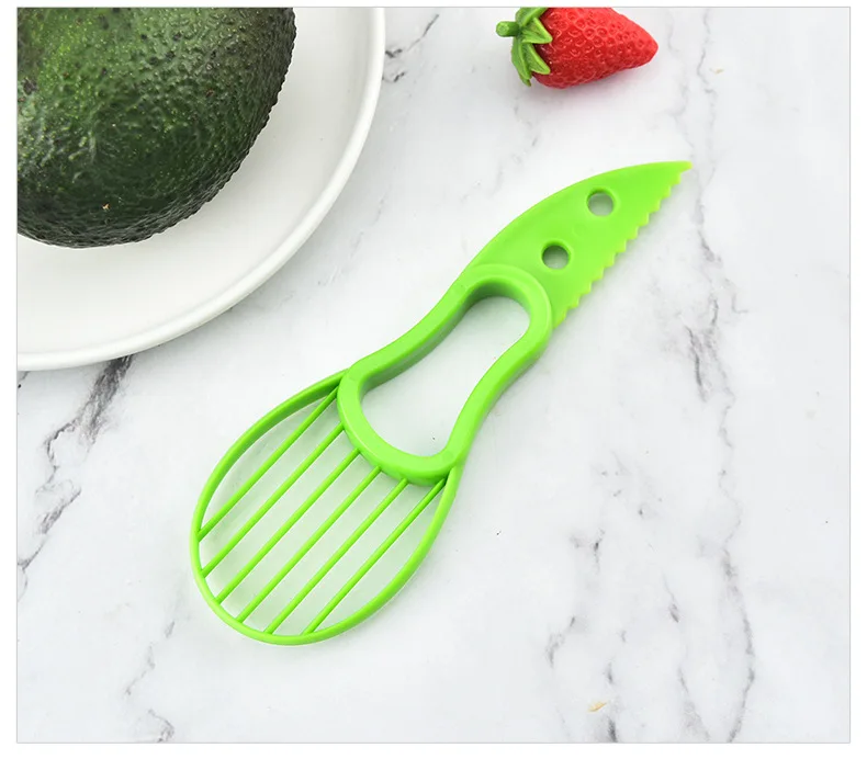 

Avocado Slicer Shea Corer, Butter Fruit Peeler Cutter, Pulp Separator, Plastic Knife, Multifunctional Knife, Kitchen Gadgets