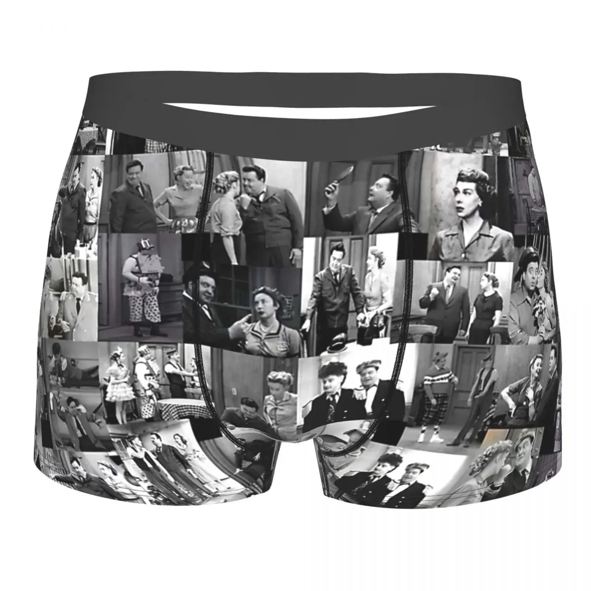

The Honeymooners Underpants Breathbale Panties Male Underwear Print Shorts Boxer Briefs
