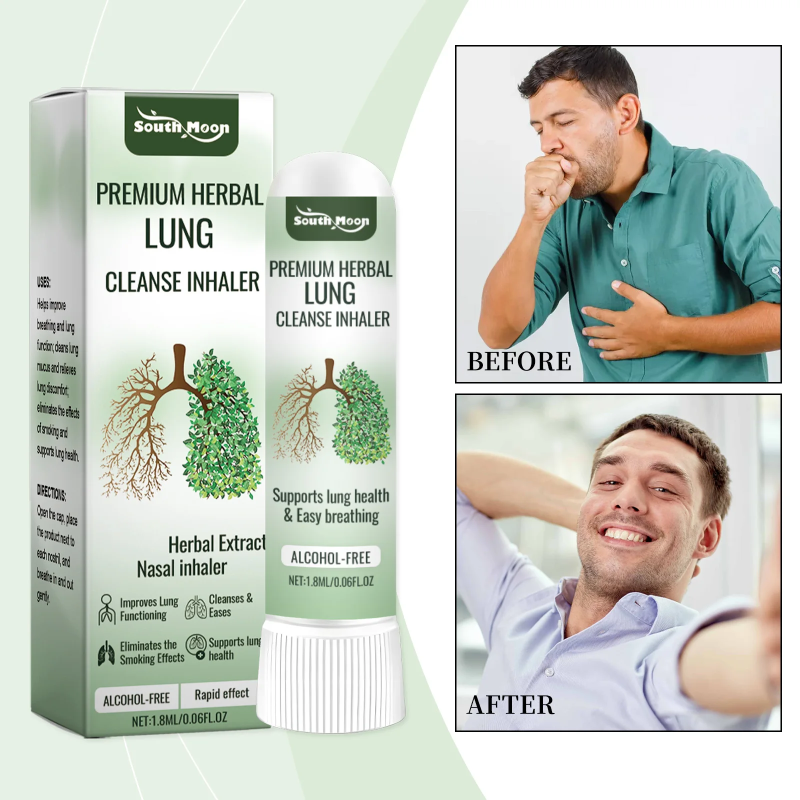 Lung Cleansing Inhaler Improves Lung Function Supports Health