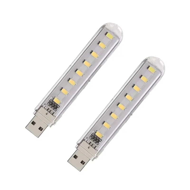 USB Night Light LED Book Light DC5V Ultra Bright Reading Book Lamp 3leds 8leds Lights for Power Bank PC Laptop Notebook led light night light book light mini led light