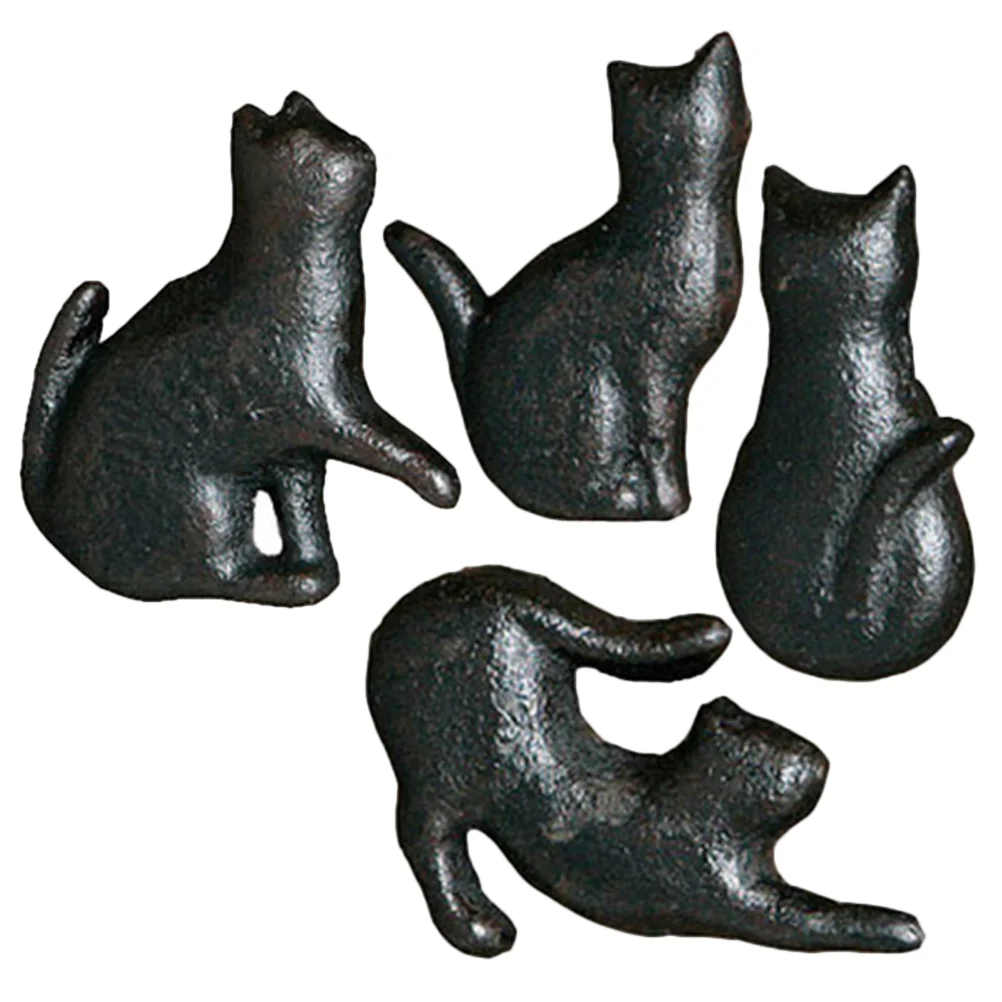 

4pcs Door Handle Pull Handle Iron Replacement Furniture Pull Part Drawer Pull