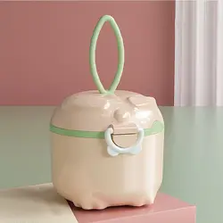 Cartoon - Themed Toddler Food Storage and Snack Container (Pink - S)