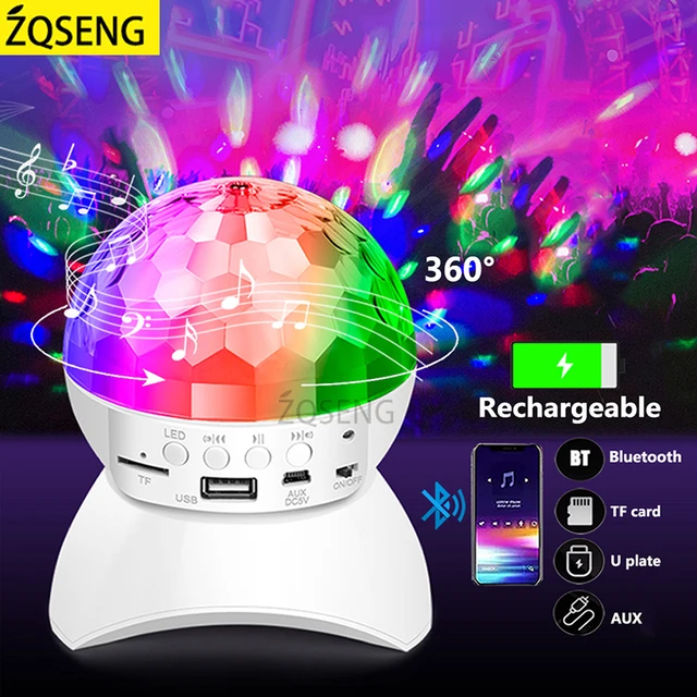 RGB Disco Light Dj Luces Discoteca Lamp Birthday Party Lights Decorations  Ball Projector Christmas Stage Lampen