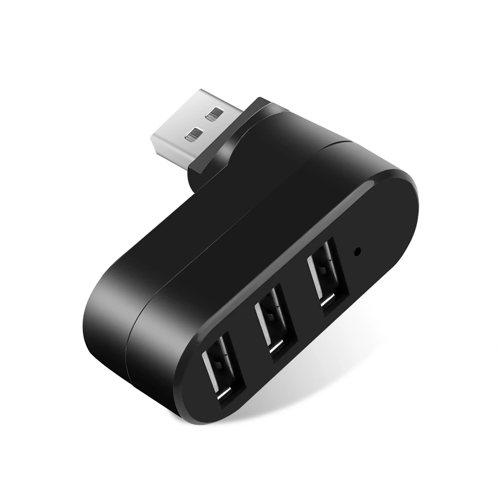 Velocidade u Disk Reader Splitter para Computador Adaptador Usb Hub 3.0 Rotação 180 Portas Usb 2.0 pc Laptop Mac Mini Acessórios Alta - Imagem 2