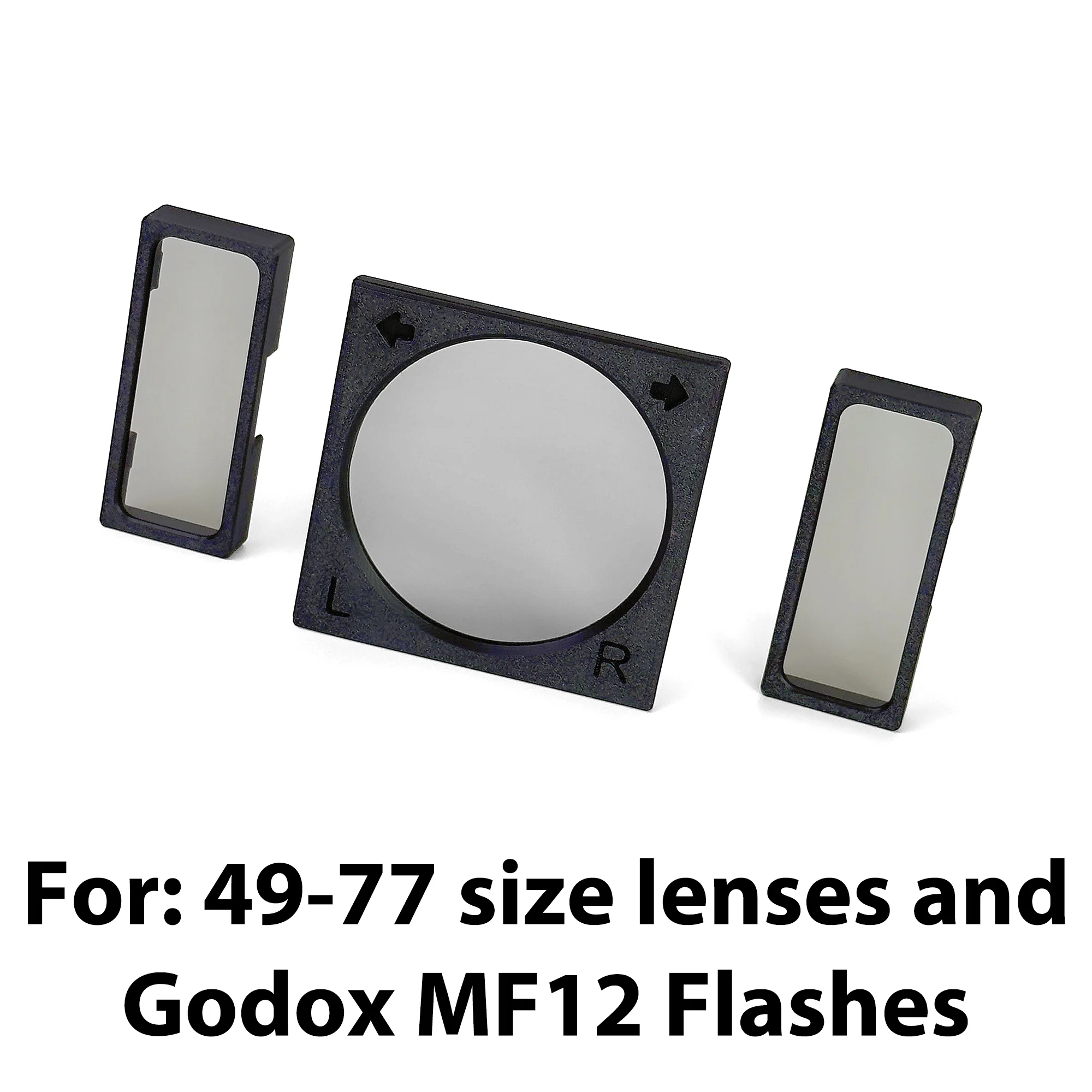 Dental Cross Polarization Kit For Godox MF12 Camera Flash - No Reflections, No Glare Camera Photo Kit Polar Eye For Dentist 3