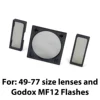 Dental Cross Polarization Kit For Godox MF12 Camera Flash - No Reflections, No Glare Camera Photo Kit Polar Eye For Dentist 3