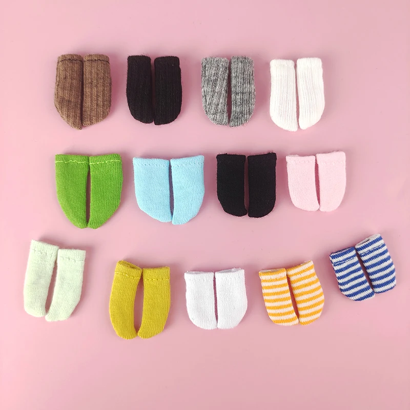 OB11 Baby Clothes Short Socks Medium Socks Striped Socks 12 Point BJD Baby Clothes