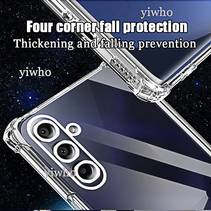 Luxury Clear Shockproof Phone Case - Transparent Protective Cover