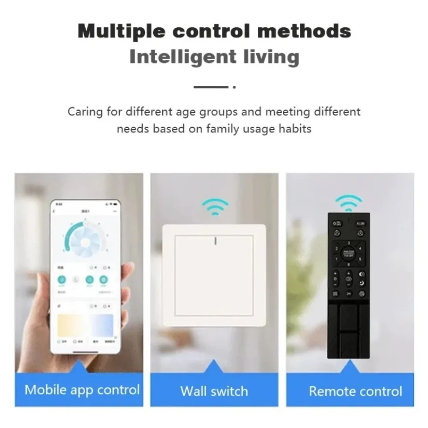 LED Ceiling Fan Light Strong Wind Silent Intelligent Remote Control APP Fan Light Living Room Bedroom Decoration Ceiling