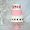 Pink Color Wedding Cake Stands 12 Inch Birthday Cake Stand Baking Cupcake Tools Fondant Display Cake Plates Bakeware Dinnerware 5