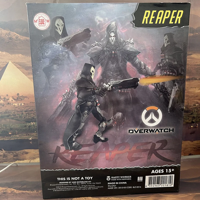 Hot Toys Figma 393 Reaper Overwatch Figuras Tracer Genji