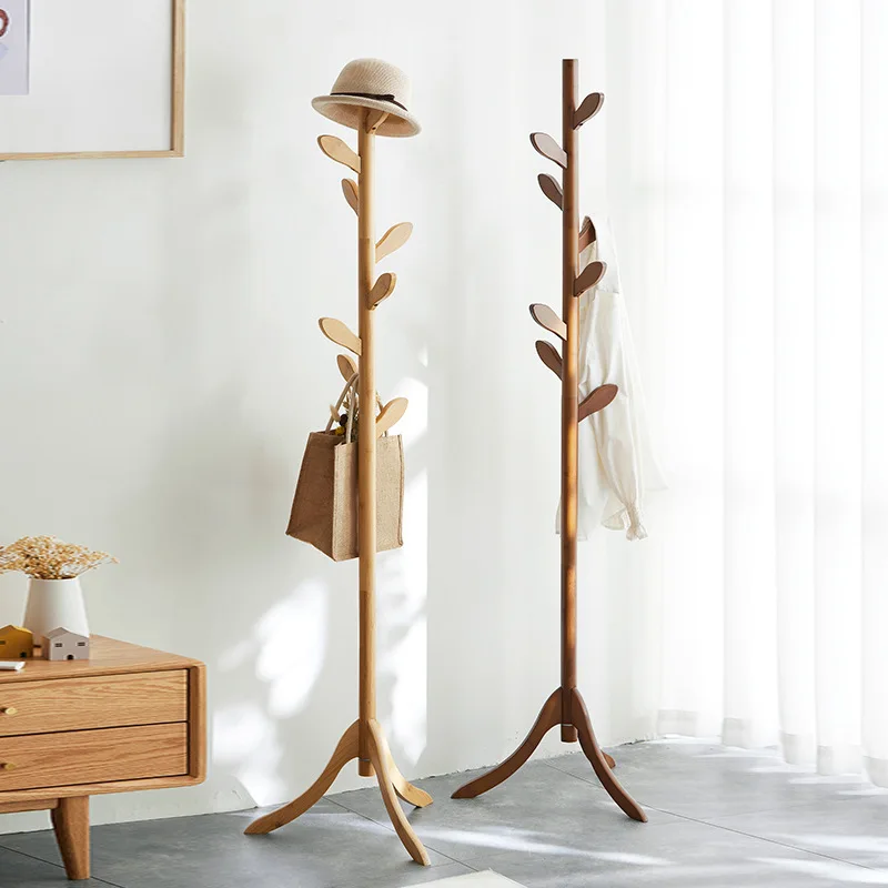

Household Creative Leaves Clothes Hanger Landing Simple Modern Bedroom Living Room Vertical Furniture Storage Coat Rack