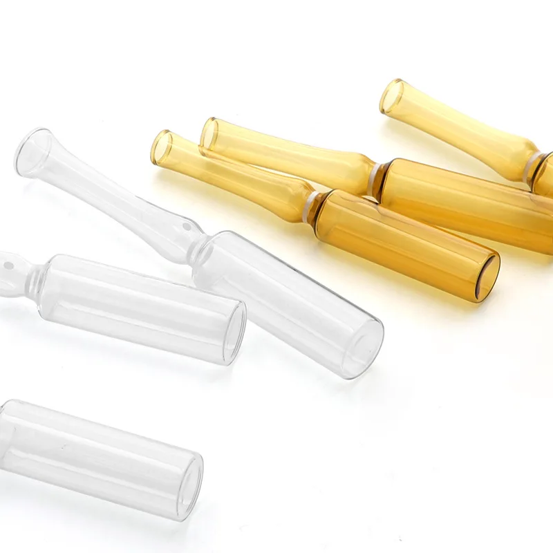 10pcs/lot Glass ampoule bottle lab glass supplies lab reagent bottle 1/2/5/10/20ml
