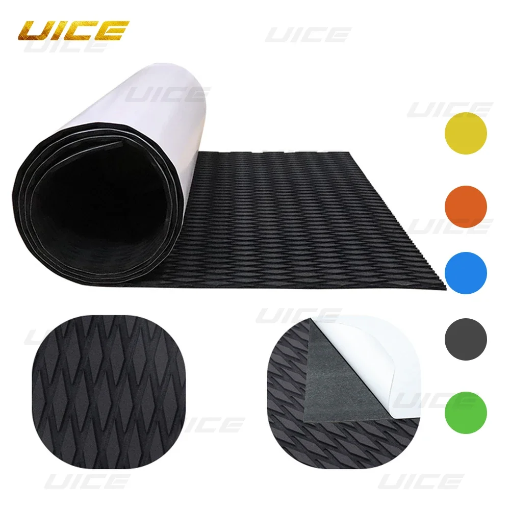 Surfboard Traction Pad 120*30cm EVA Non-slip Grip Mat Trimmable Sheet For Kayak Yacht Pool Skateboard Surfboard Traction Pads