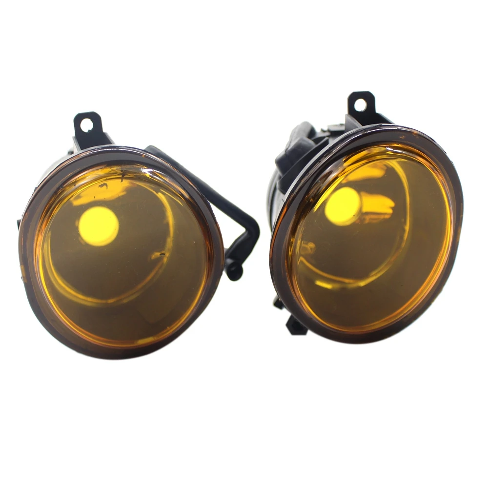 

01-06 For-Bmw E46 For-Bmw E39 Yellow Lens Pair Bumper Fog Light Lamp Replacement