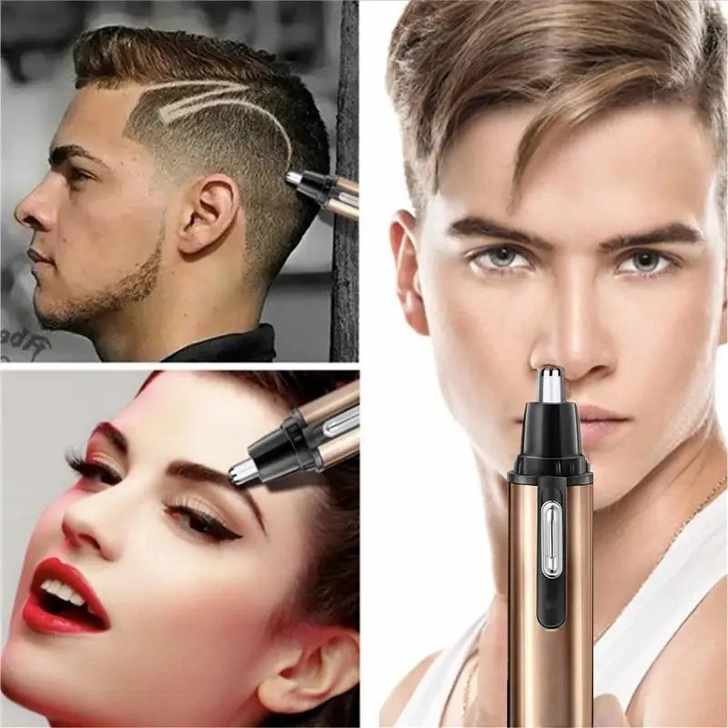 Nose Hair Trimmer Nose Hair Shaver Ear And Nose Trimmer Painless Battery Electric Men Shaver Men HairScissor