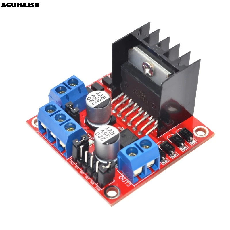 1 Pz L298N Modulo Scheda Driver L298 Motore Passo-Passo Smart Car Robot Breadboard Peltier Ad Alta Potenza