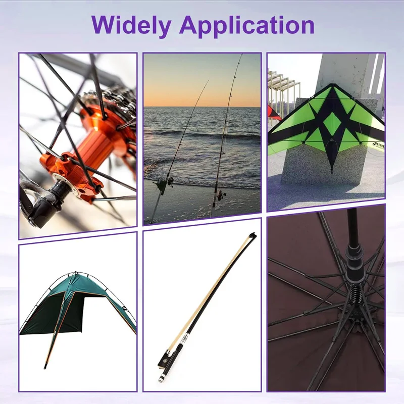 1-10pcs 길이: 100-500mm 고체 탄소 섬유 막대 1mm 2mm 3mm 4mm 5mm -18mm 보강 막대 DIY 용 고강도 경량