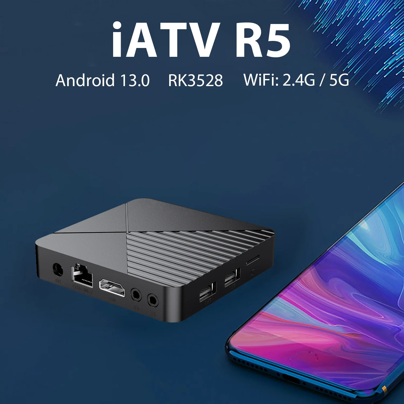 BOXPUT X88 PRO 13 Android 13.0 TV Box 4GB RAM 64GB ROM RK3528 Quad-Core 8K  TV Box with BT 5.0 2.4G/5G Wifi6 Smart Android TV Box