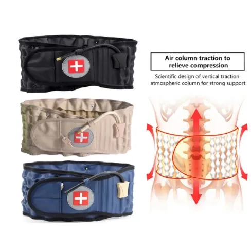 

Decompression Lumbar Belt Inflatable Belt Support DiscHerniation Correct Pressotherapy Air Traction Lower Back Brace Pain Relief