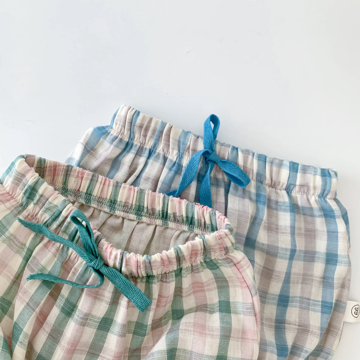 Summer Baby Girls Clothes Set Plaid Baby Suit Shirt with Short Pants 2pcs Baby Clothes 0-24 Months 6