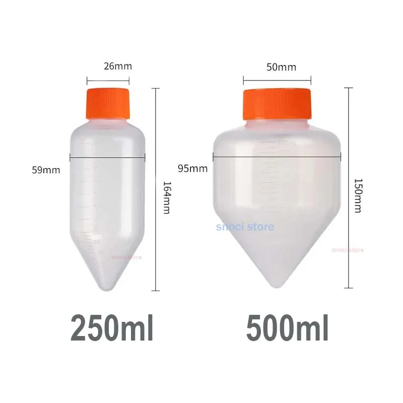 225ml 250ml 500ml Conical bottom centrifuge tube high-speed centrifuge bottle tube CT-002-250 CT-002-500
