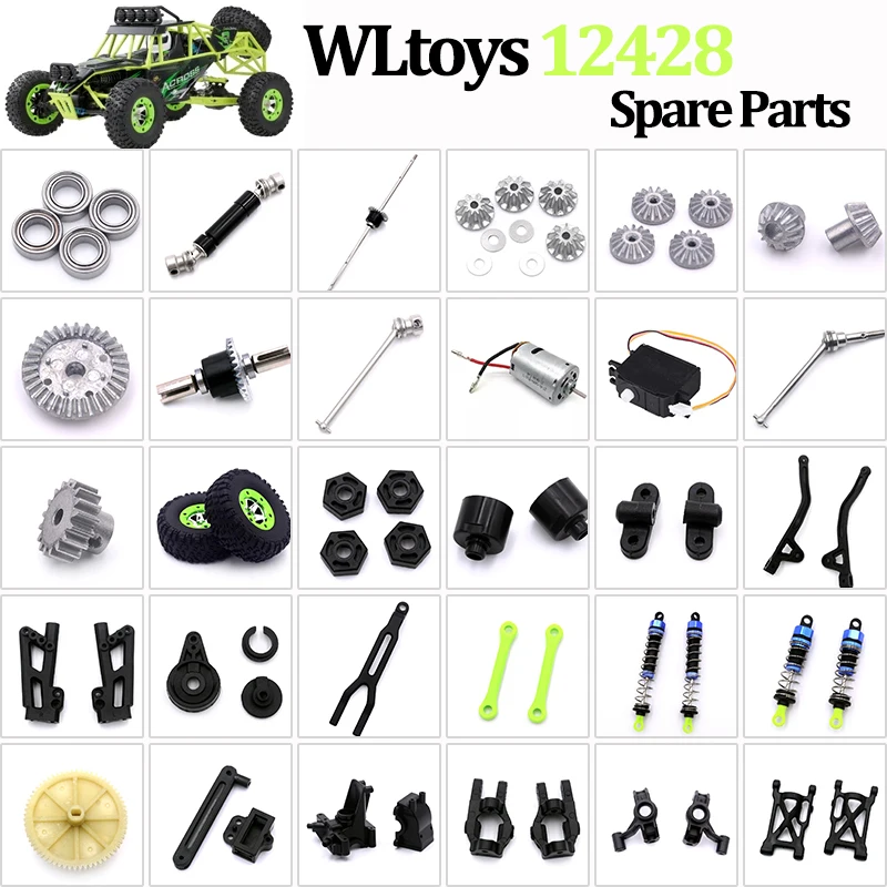 Coque de protection en silicone pour buggy RC 12428, vue de face montrant les découpes précises.
