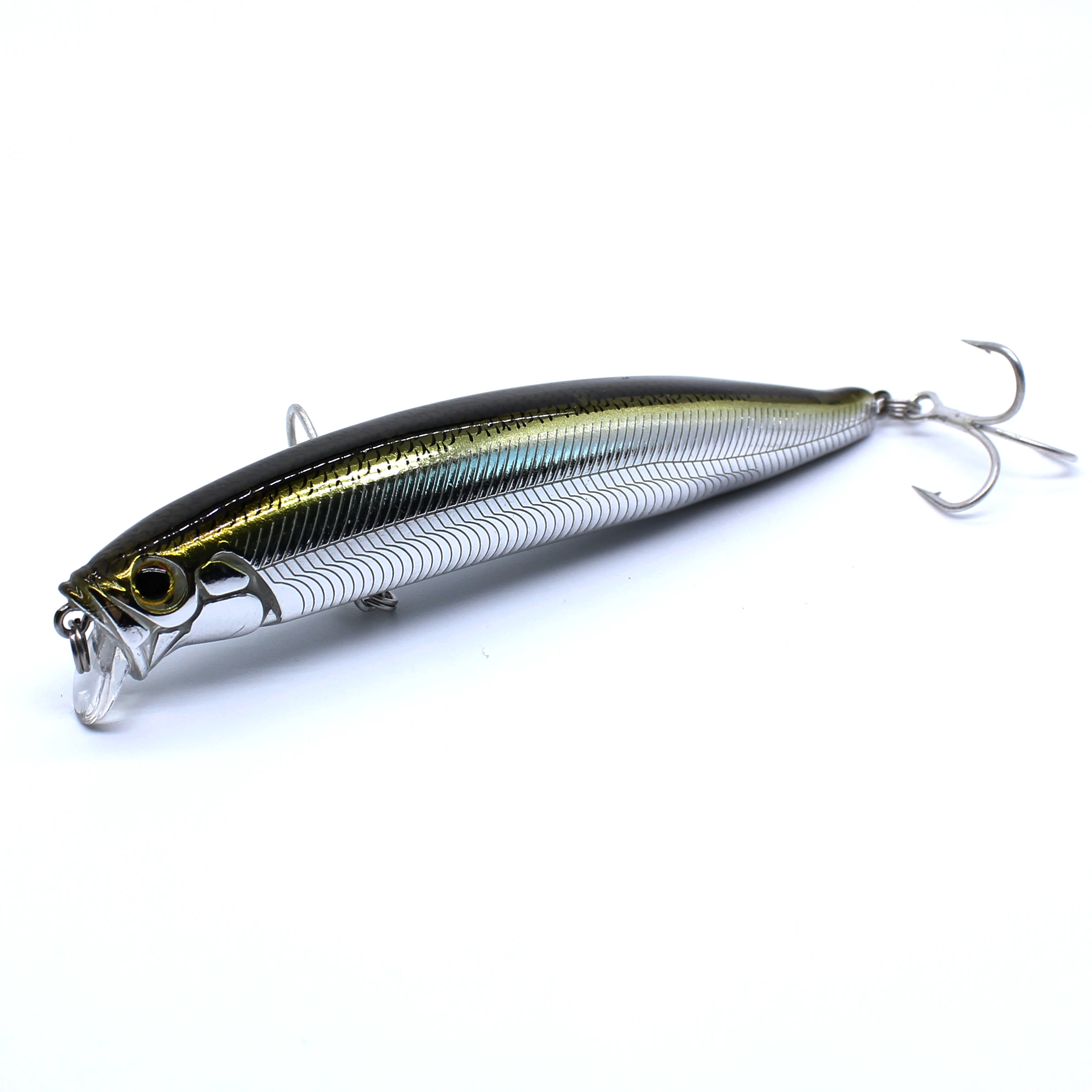AOCLU Seabass Killer Floating Wobbler 105mm 17.9g 0.1-0.5m 하드 미끼 미노우 저크 낚시 루어 무게 전송 긴 캐스팅 후크