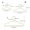 5pcs Pet Apparel Hangers Small Metal Clothes Hanger for Dog Cat Puppet Doll Pet Store Clothes Support Gold Color Mini Hanger 6