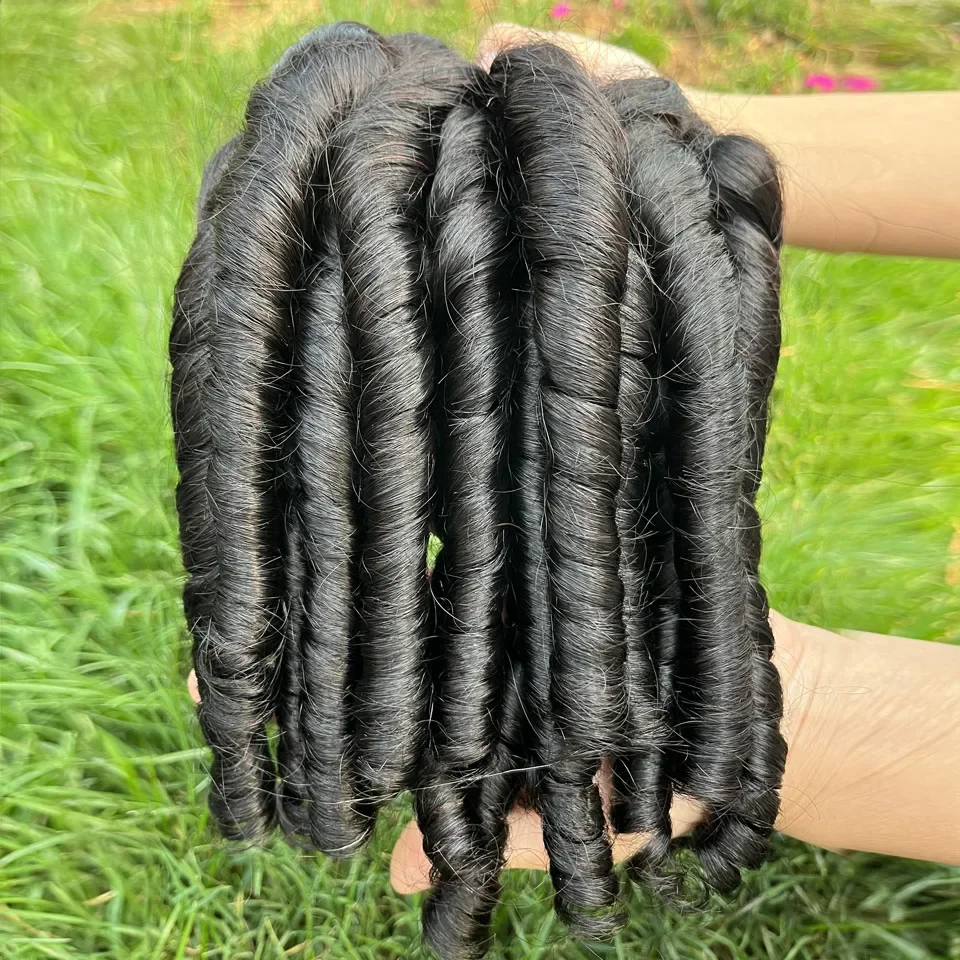 14-24 Inches Funmi Loose Wave Pixie Curly Human Hair Bundles Burmese Curly Hair Bundles Human Hair Raw Virgin Hair 1/3/4 PC 5