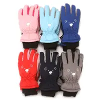 Kids Winter Ski Gloves Cute Cartoon Warm Mittens Non-slip Windproof Waterproof Sports Gloves For Children Aged 3 to 6 Years 2
