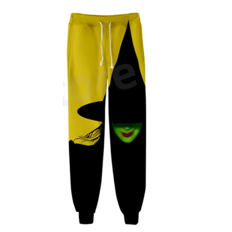 WICKED The Musical Elphaba Sweat Pants 3D Joggers Pants Casual Trousers Men/Women Hip Hop Sweatpants Pantalon Homme Streetwear 6