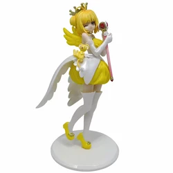 22cm Anime Cardcaptor Sakura Kinomoto Sakura Action Figure Statue - Desk Decor & Birthday Gift (22cm opp)