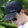 Summer Sun Hat for Men Women Running Fishing Mesh Quick Dry Sports Golf Cap Unisex UV Protection Baseball Caps Men's Peaked Cap 5