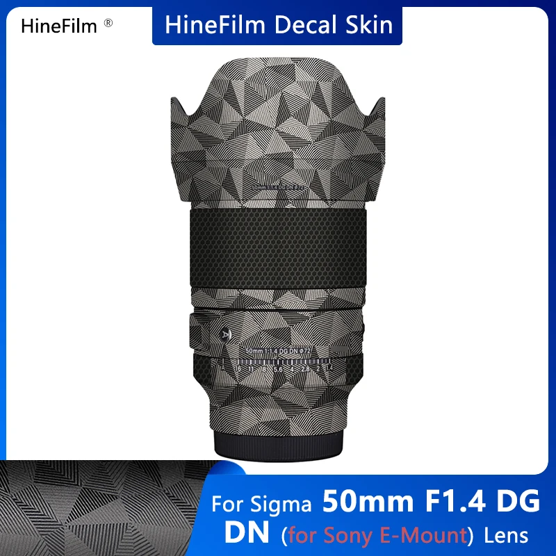 Nuovo Sigma 50 F1.4 Fe Mount Lens Decal Skin Wrap Cover Per Sigma 50Mm F1.4 Dg Dn Art Per Sony Mount Lens Sticker Cover Film