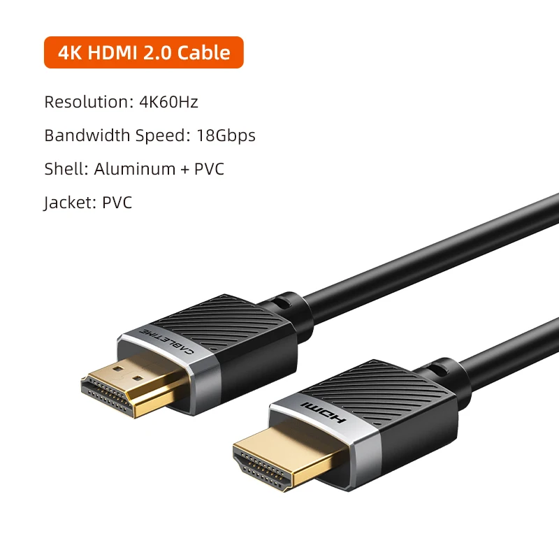 Premium 4K HDMI High-Speed Cable - 18Gbps, 60Hz