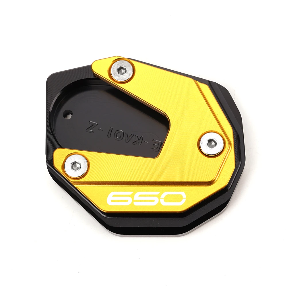 Motorcycle Kickstand Side Stand Enlarged Plate Pad Support Accessories